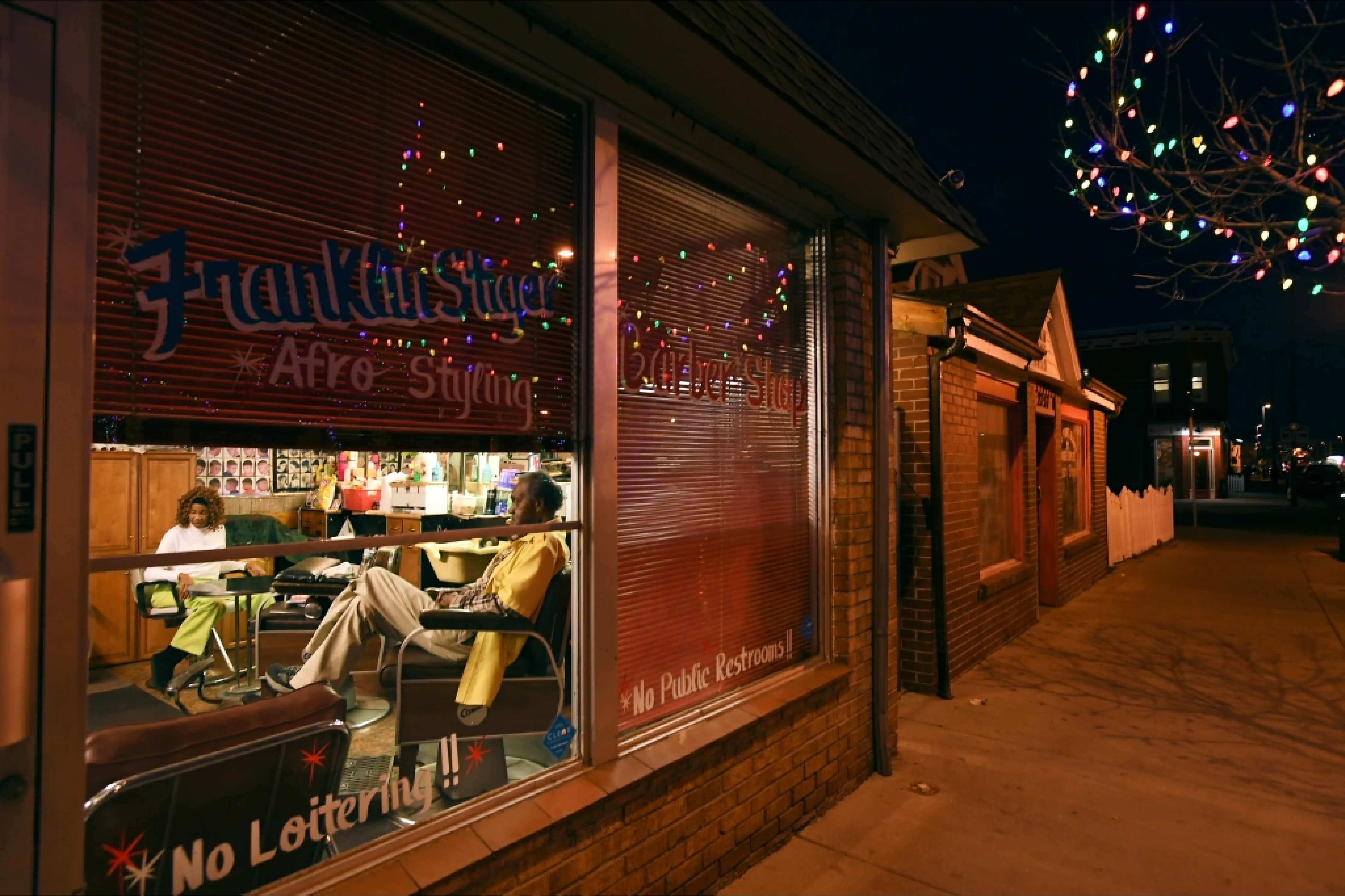 5 Points Neighborhood, showing a barber shop