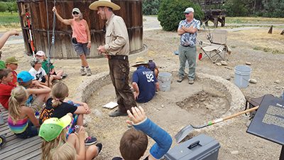 Archaeology during kids camp2